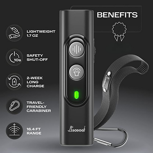 N10™  Ultrasonic Rechargeable Dog Anti Barking Training Device