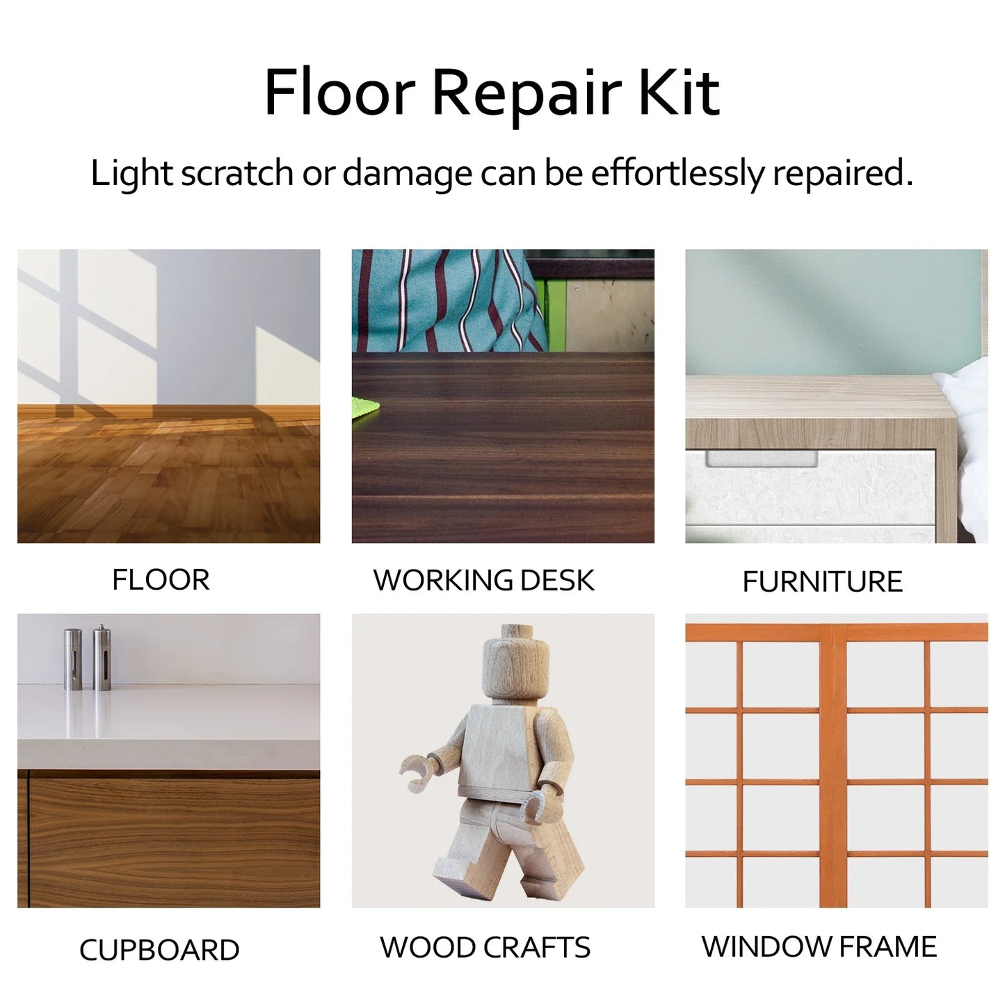 DIY Wax Repair Kit for Wood and Laminate Floors – Multifunctional & Easy to Use