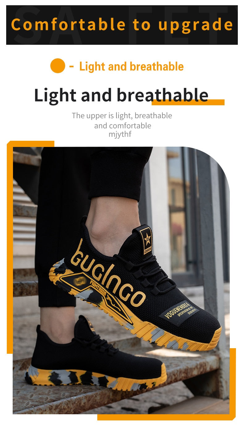 Indestructible Puncture & Smashing Proof Work Safety Shoes