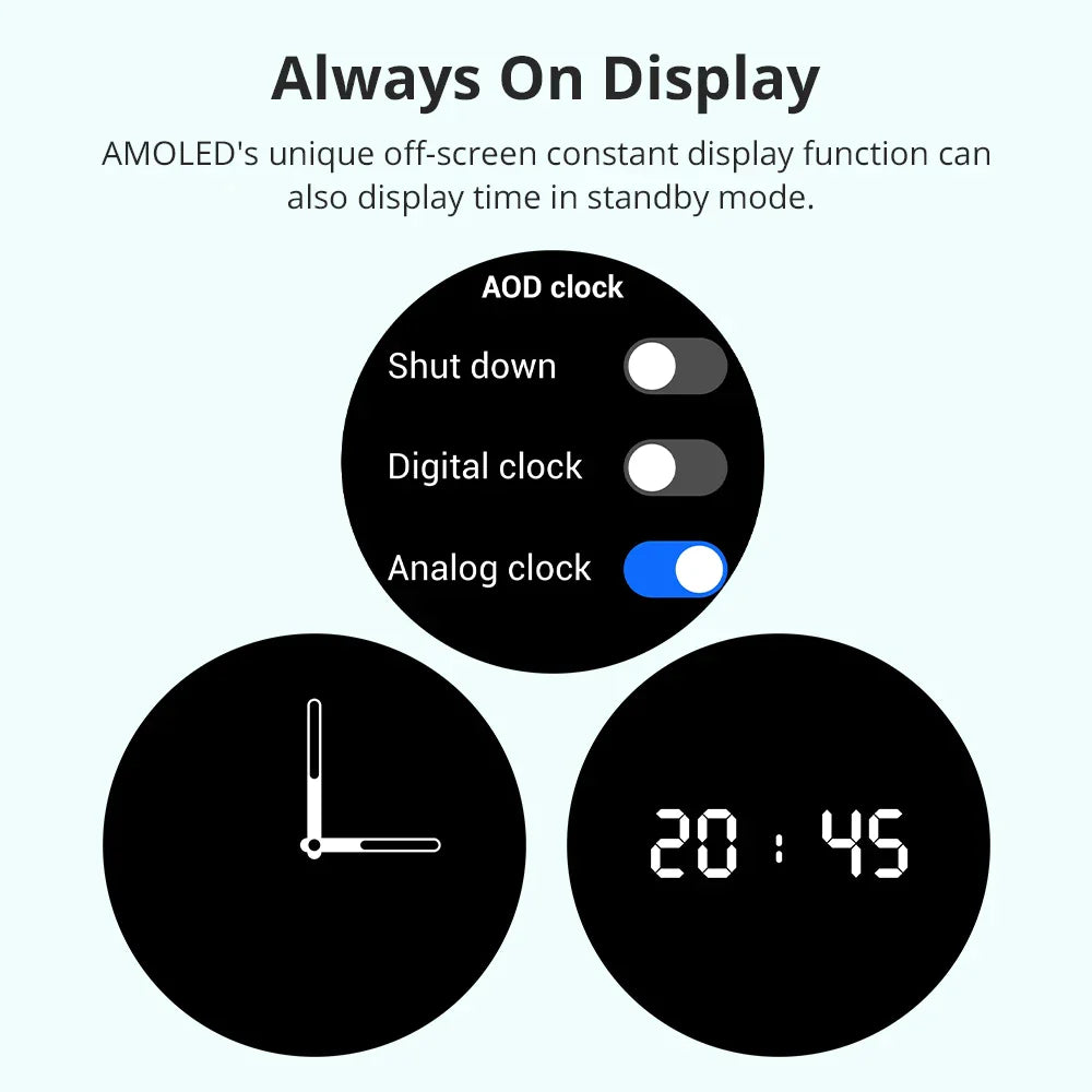 COLMI 1.43'' Large Display Android& IOS Smartwatch for Seniors
