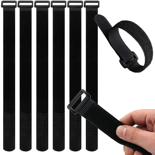 Reusable Durable Hook & Loop Organizer Straps (10pcs)