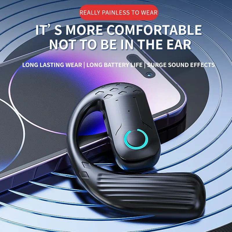 Comfort-Fit 180°Rotation Crystal Clear Calls & ENC Noise Reduction Stereo Sound Headset