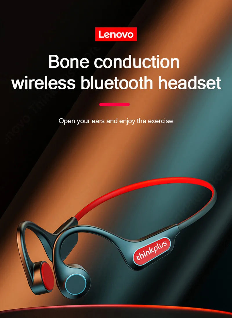 Lenovo X4 Wireless Bone Conduction HiFi-Sound Low Latency Headphones