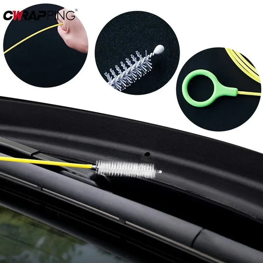 DrainGuard Unclog, Protect & Preserve 3M (9 feet) Car Drainage Cleaning Brush (3pcs)