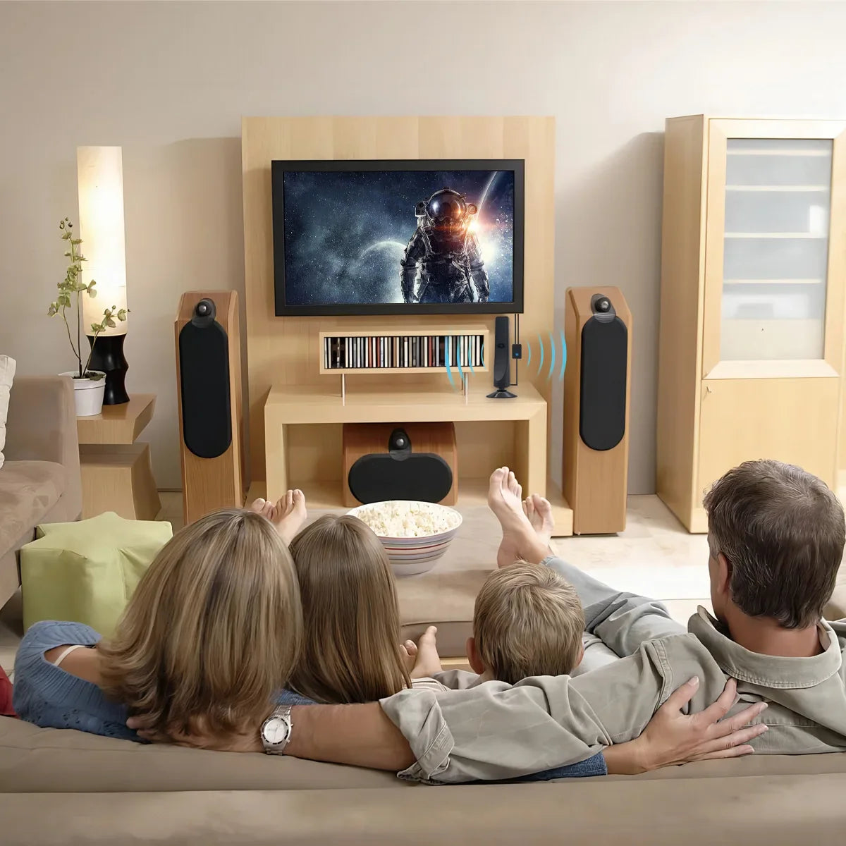 4K HD Long-Range Advanced Signal Amplifier & Noise Filtering Indoor TV Antenna