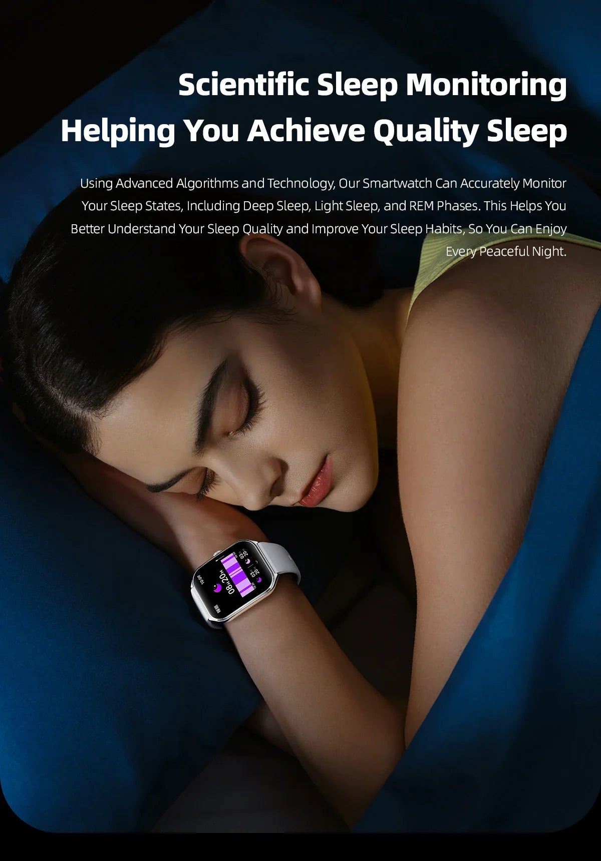 Ultra-Thin and Lightweight Brilliant 1.96” AMOLED Display Health Monitoring Smartwatch