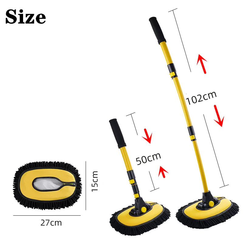 Telescoping Retractable Long Handle Car Wash Mop