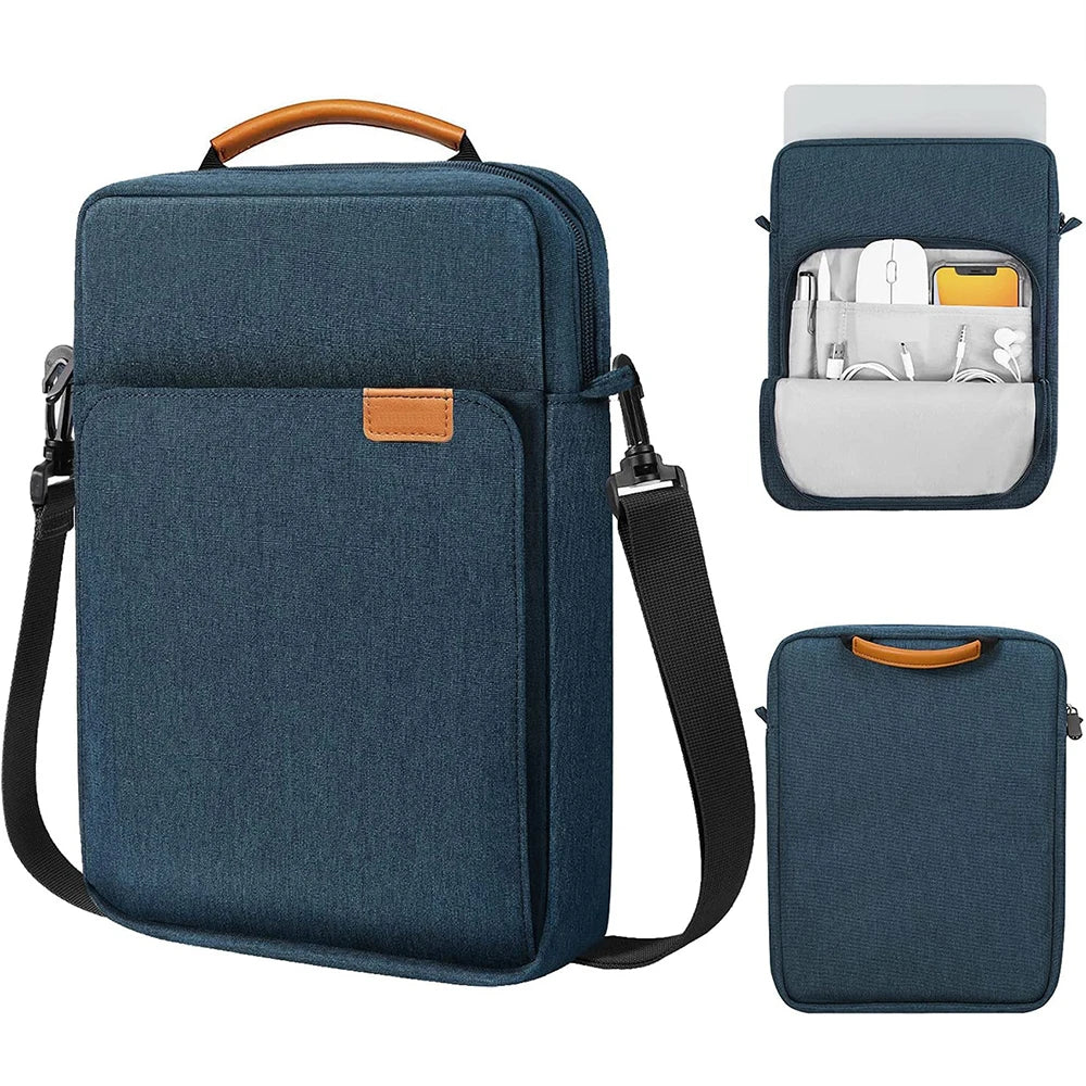 Premium 360° Protective 5 Pockets Tablet Sleeve with Plush Protection