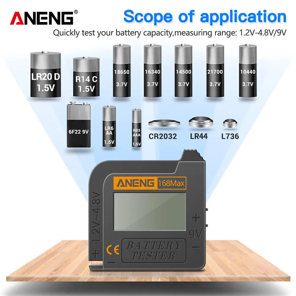 ANENG Universal Digital Display Lithium Battery Tester