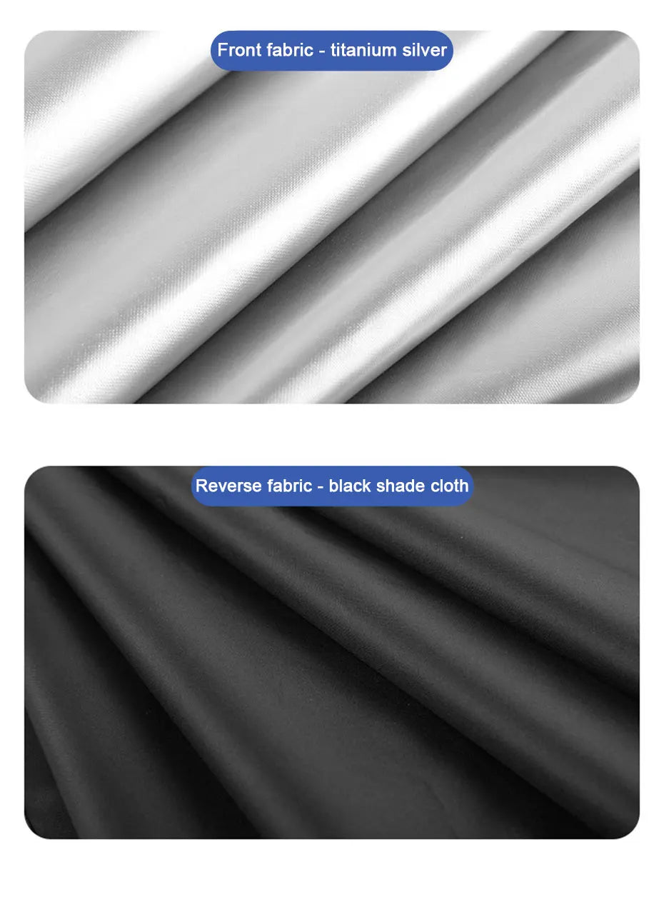 Universal Car Side Window Sunshades- 100% UV Block with Rearview Gap & Window-Operable Design