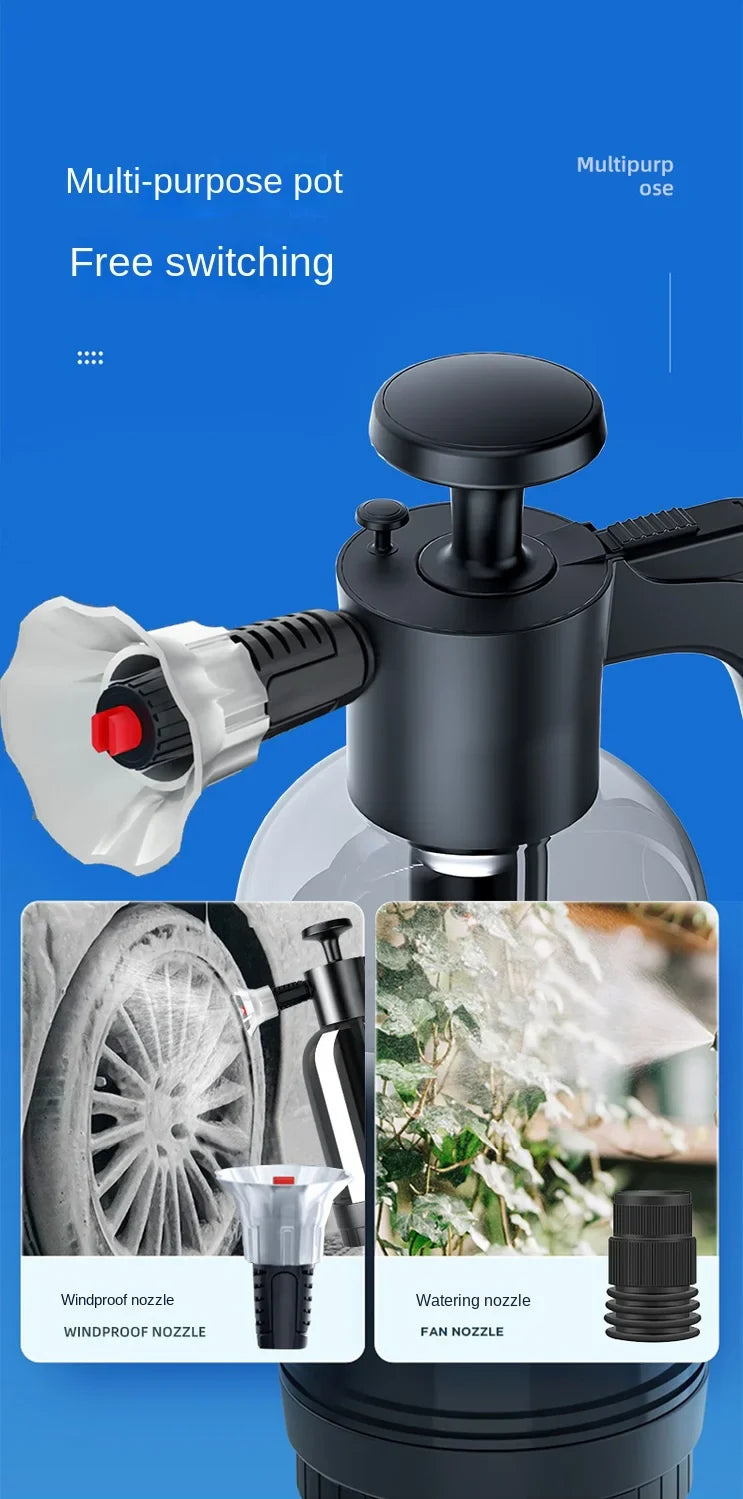 Bleo™ Multi-Surface 2L Foam Sprayer – Adjustable Nozzles & Wide Fan Spray