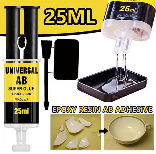 Japanese Heat Resistant Waterproof Super Adhesive Epoxy Resin Instant AB Glue (2pcs)
