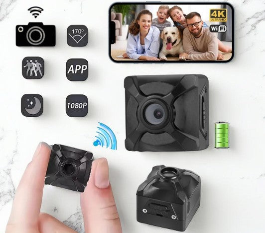 Nano-Size 1080P HD Rechargeable Mini WiFi Motion Detection Night Vision Spy Camera