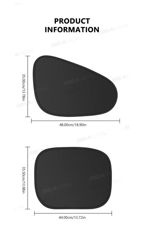 Glare Reduction & Skin Protection Electrostatic Car Window UV Blocking Sun Shade