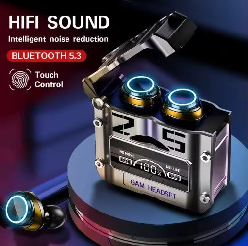 M25 TWS Hi-Fi Stereo & Noise Reduction HD Call Earphones with LED Self-Charging Case