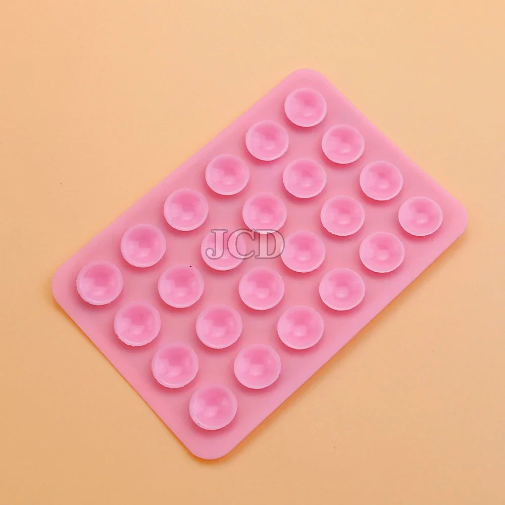 EasyMount Dual-Sided Adhesive Reusable Suction Pad for Phones (2pcs-Pack)
