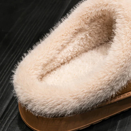 Thick Supportive Sole Lightweight Consistent Temperature Insulation Unisex Winter Slippers
