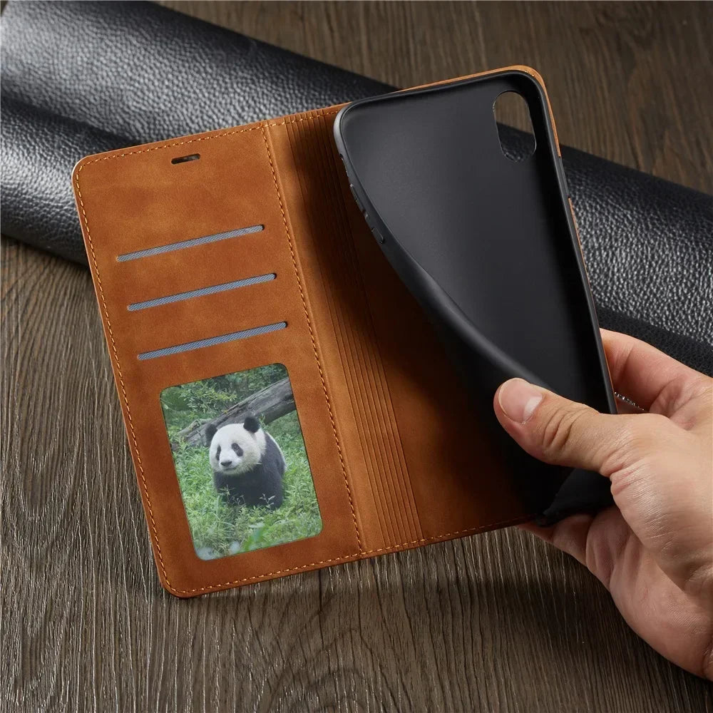 SmartCarry Deluxe Wallet Case with Magnetic Closure and Hands-Free Stand