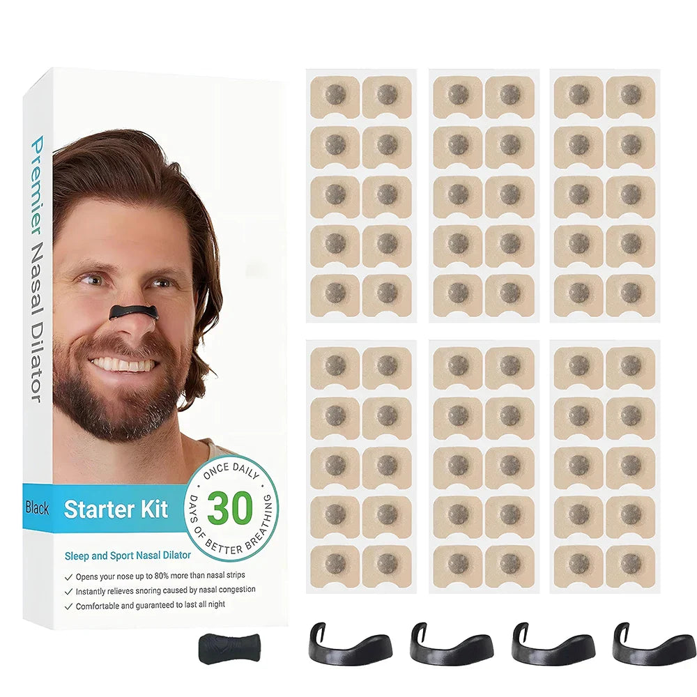 Smart Magnetic Nasal Breathing Dilators for Snoring Relief and Airflow Support