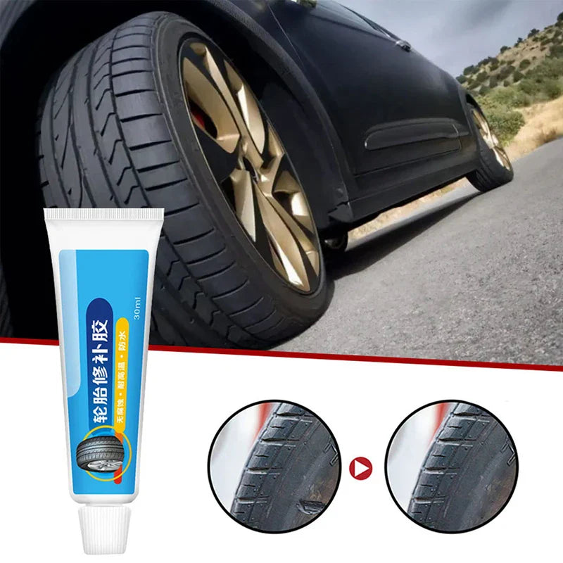 Japanese Wear-resistant Non-corrosive Instant Adhesive Tire Repair Glue (2pcs)