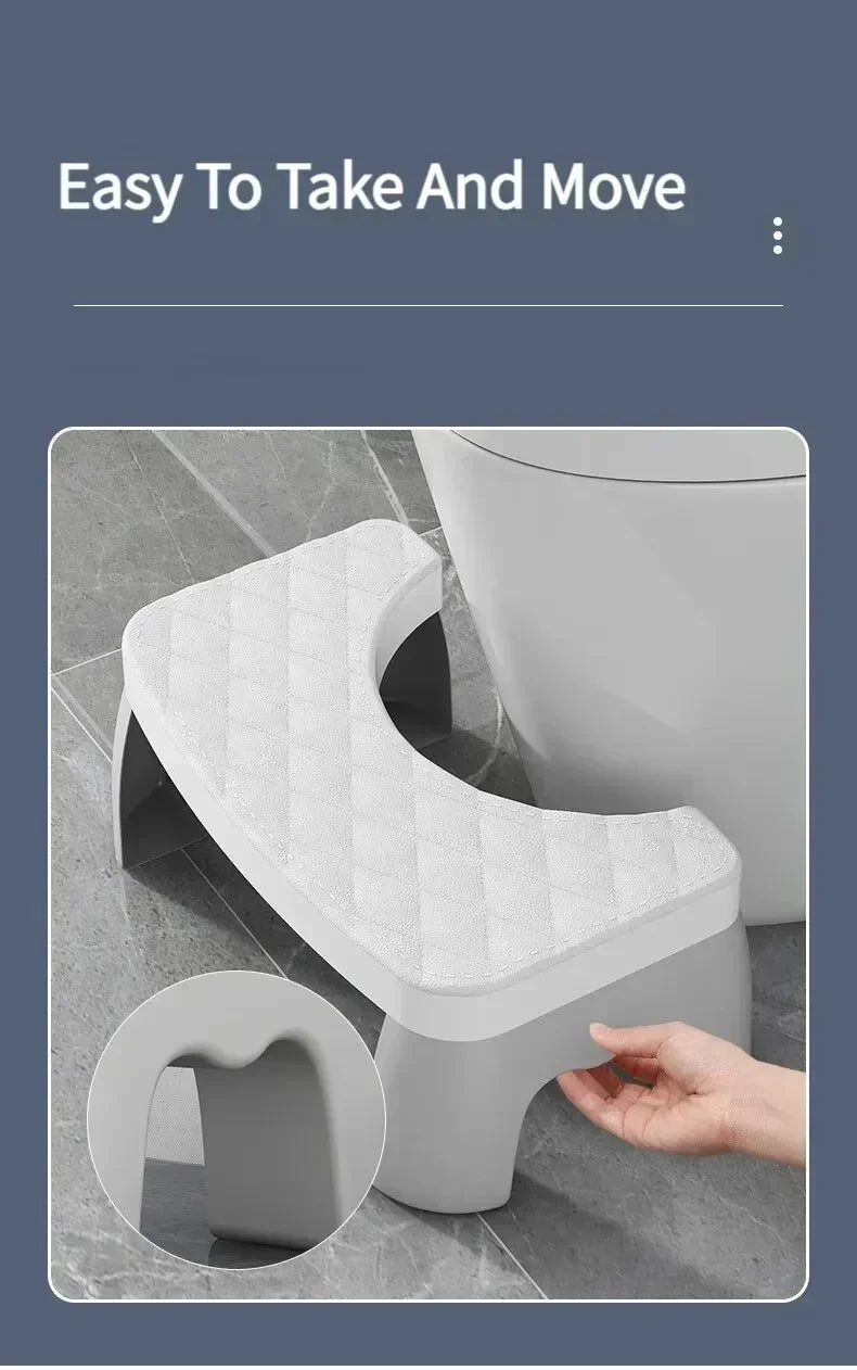 HealthBoost Toilet Aid Stool – Promotes Natural Posture for Strain-free Bathroom Visits