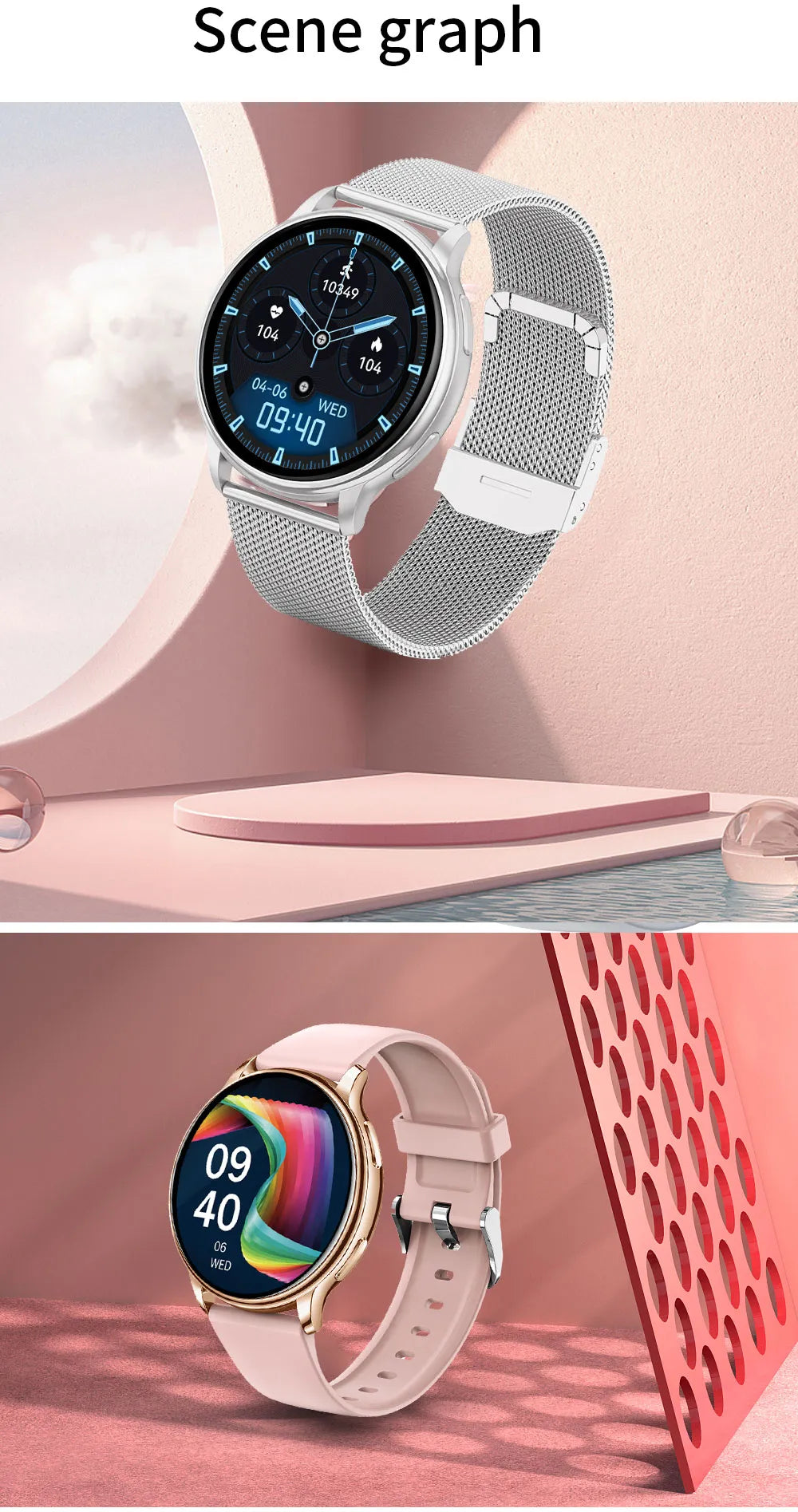 Bluetooth Health Monitoring Smartwatch For Android & IOS