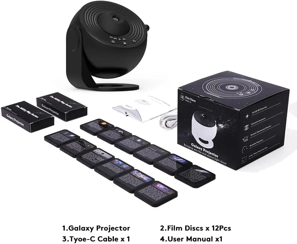 4K HD Ultra-Clear Imaging 12 in 1 Planetarium Galaxy Projector