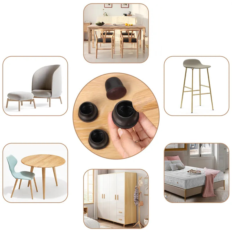 Furniture Leg Silicone Floor Protectors Pad Cups