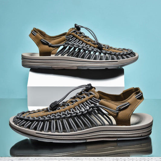 Weaving Design Breathable Casual Sandals For Men & Women