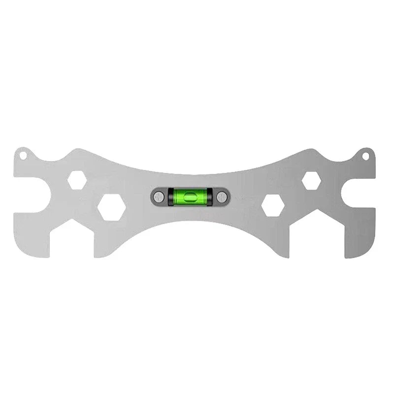 Multi-Angle & Hex Sizes Universal Faucet Leveling & Installation Wrench