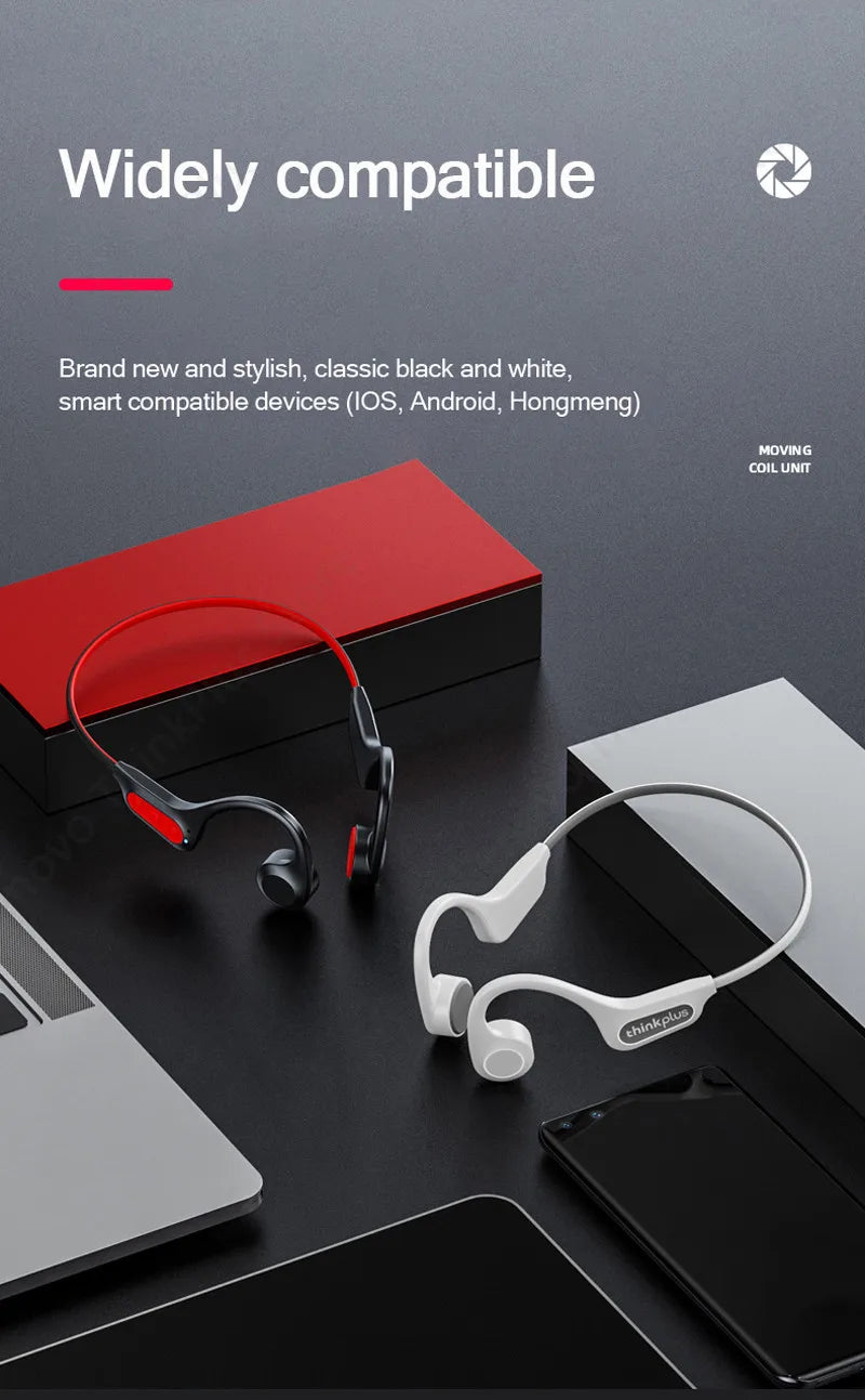 Lenovo X4 Wireless Bone Conduction HiFi-Sound Low Latency Headphones