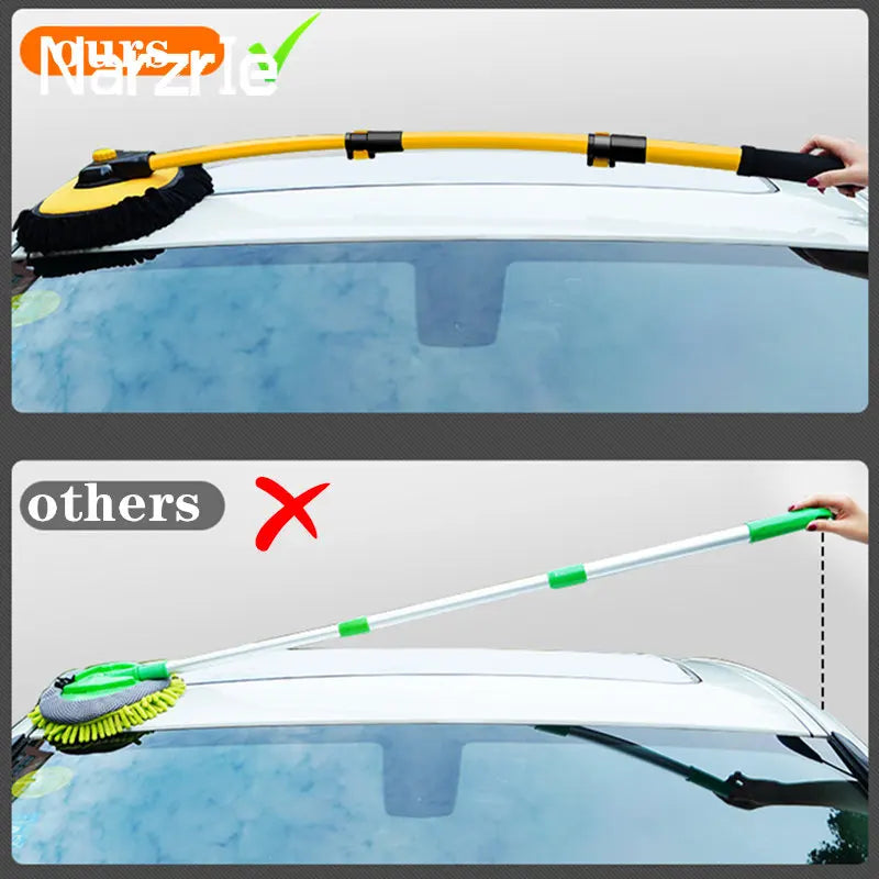 Telescoping Retractable Long Handle Car Wash Mop