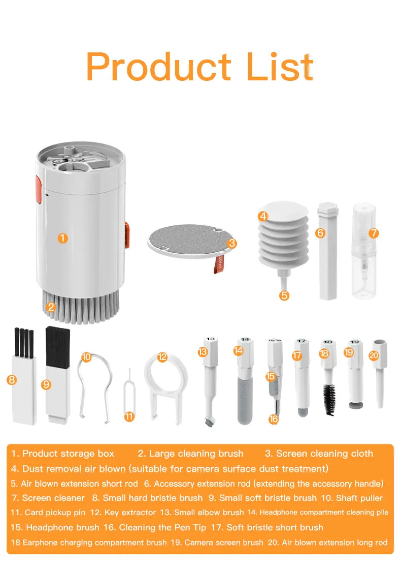 Ultimate 20 in 1 Multifunctional Cleaning Kit for Electronics