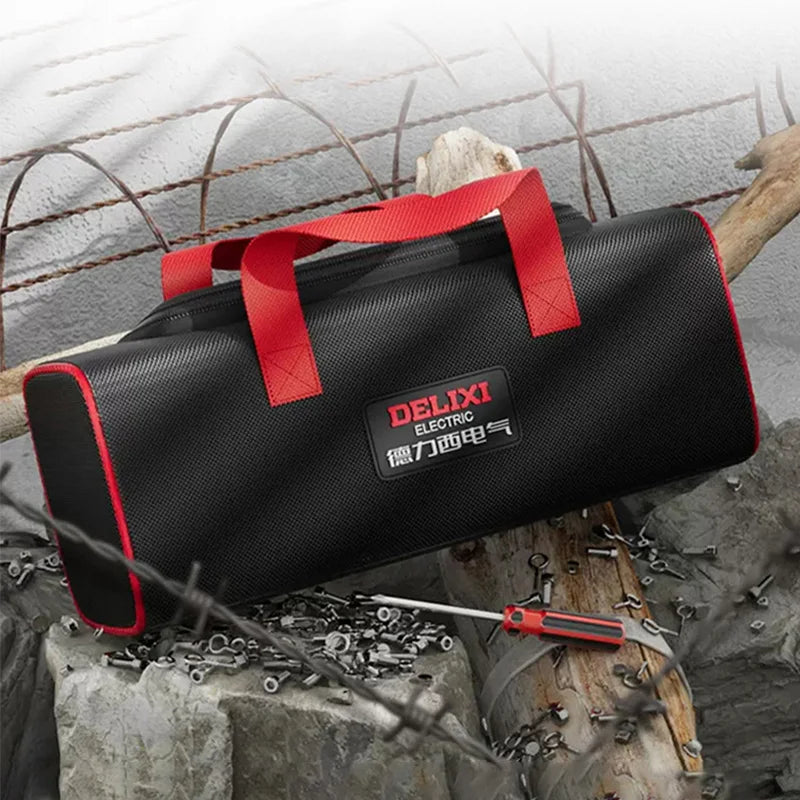 DELIXI Japanese Heavy-Duty Waterproof Rugged Oxford Compact Tool Carrier