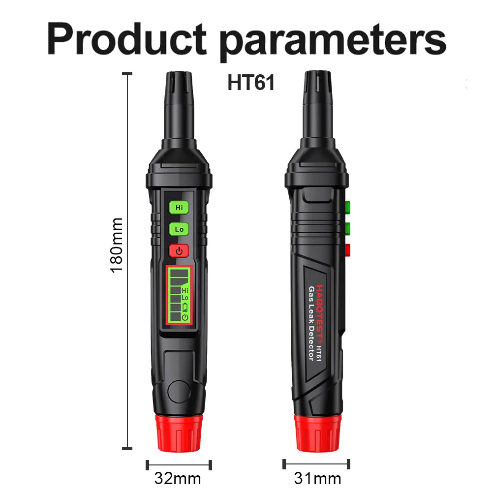 HT61 Sound & Screen Flammable Gases Leak Detector
