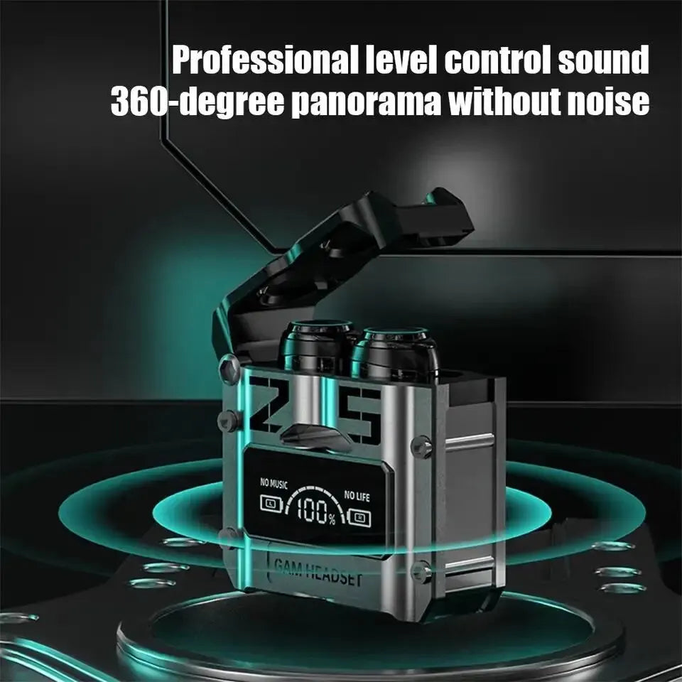 M25 TWS Hi-Fi Stereo & Noise Reduction HD Call Earphones with LED Self-Charging Case