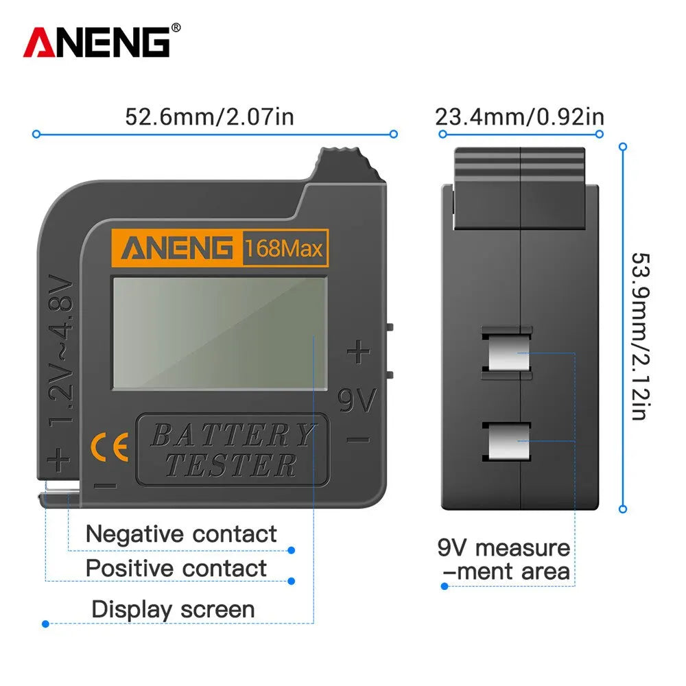 ANENG Universal Digital Display Lithium Battery Tester