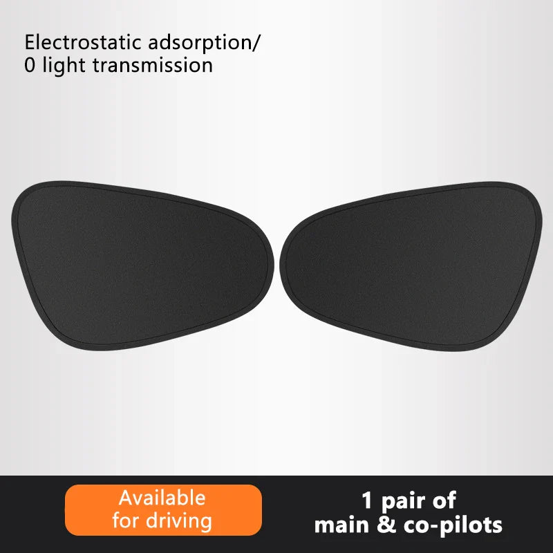 Glare Reduction & Skin Protection Electrostatic Car Window UV Blocking Sun Shade