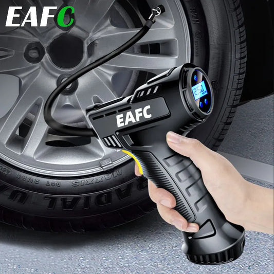 Wireless 120W Handheld Air Compressor Digital  Researchable Pump