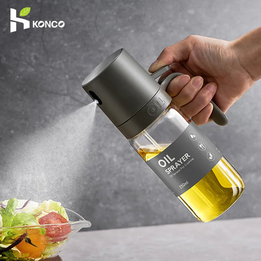 Professional High Borosilicate Glass 250ml Cooking Oil Sprayer