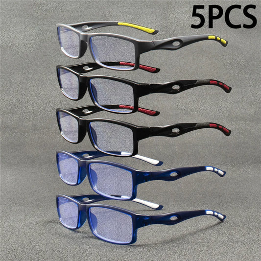 Value Pack - 5PCS Reading Glasses - Anti Blue Light Reading Glasses for Men & Women