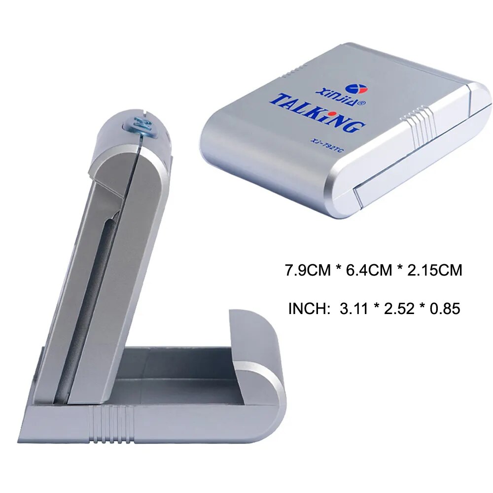 Talking Digital Alarm Clock+Talking Wristwatch Set For the Elderly