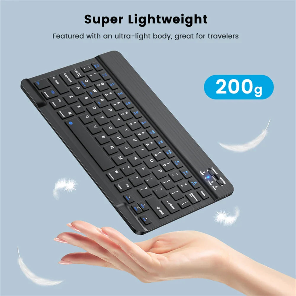 Compact Bluetooth Wireless Ultra-Quiet Keyboard & Mouse For IOS / Android /  Windows