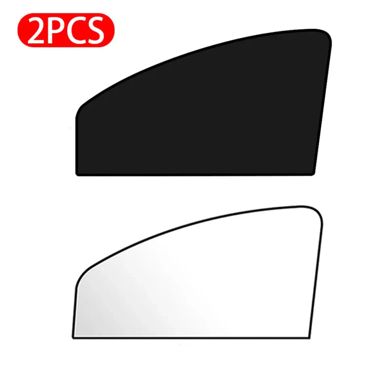 Universal Car Side Window Sunshades- 100% UV Block with Rearview Gap & Window-Operable Design