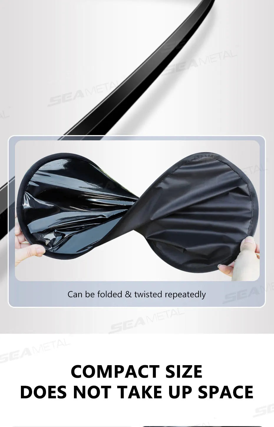 Glare Reduction & Skin Protection Electrostatic Car Window UV Blocking Sun Shade