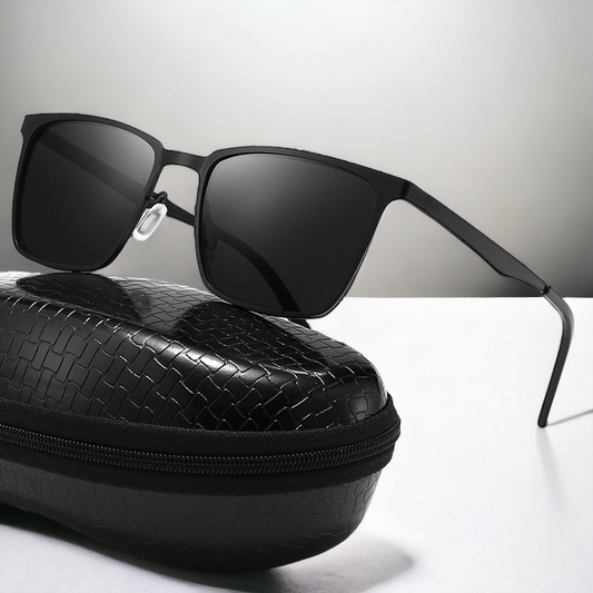 Classic Square Frame Polarized Sunglasses