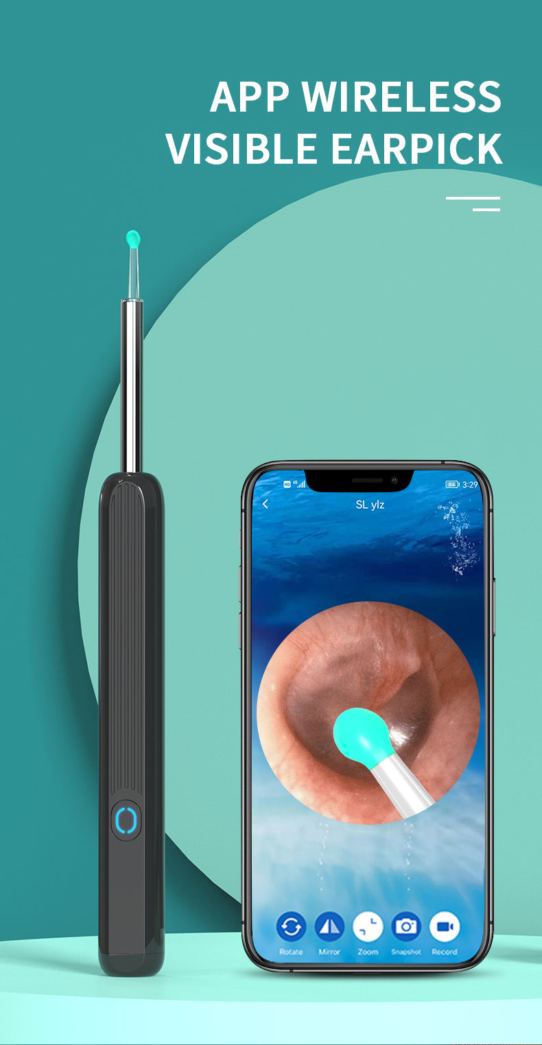 NE3™ Wireless 1080P HD Smart Wifi Ear Cleaning Otoscope