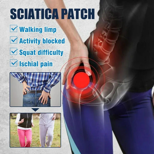 Deep Penetration & Long-Lasting Relief Natural Herbal Sciatic Nerve Orthopedic Plaster