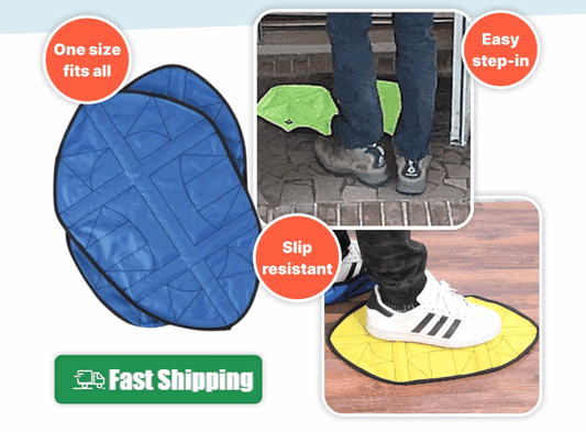 Durable Step in Sock Shoes Cover (2 pcs)