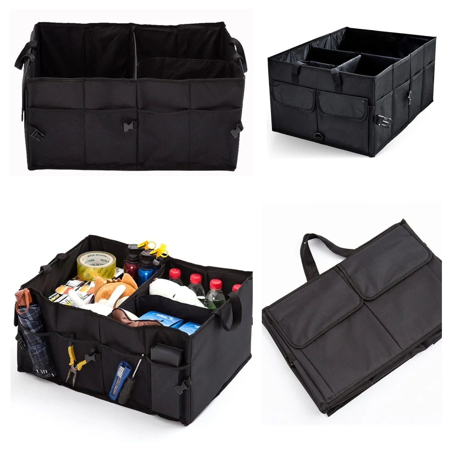 TrunkMaster XL Heavy-Duty Tear-Resistant Foldable Multi-Compartment Car Organizer